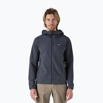 Pánska mikina Patagonia R1 TechFace Hoody smolder blue
