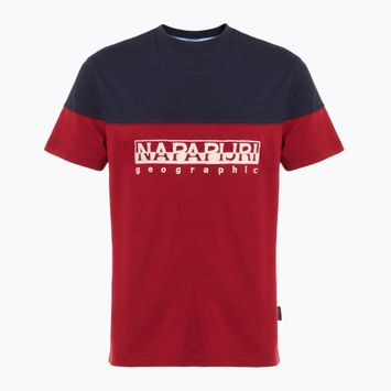 Pánske tričko Napapijri S-Saturnia tibetan red R1E