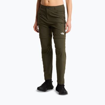 Dámske trekingové nohavice The North Face Exploration Regular Straight Convertible taupe green