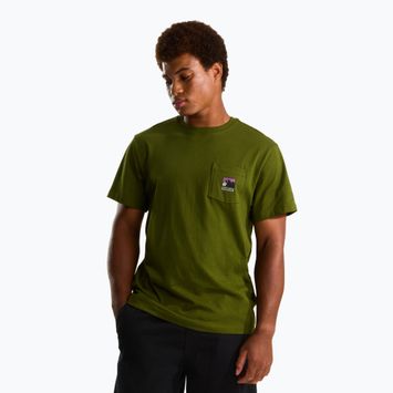 Pánske tričko The North Face Mountain Logo Relaxed woodland green