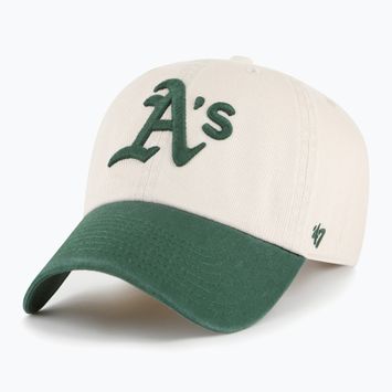 47 Značka MLB Oaklands Athletics Grand Stand CLEAN UP bone baseballová čiapka
