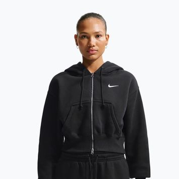 Dámska mikina Nike Sportswear Phoenix Fleece Loose Full-Zip black/sail