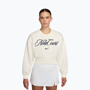 Dámska mikina Nike Court Collection French Terry Crew Neck sail/midnight navy