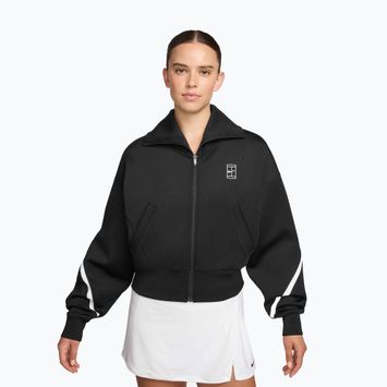 Dámska tenisová mikina Nike Advantage Dri-Fit FZ black/white