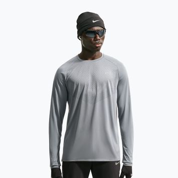 Pánske bežecké tričko longsleeve Nike Stride Dri-Fit ADV Smoke Grey