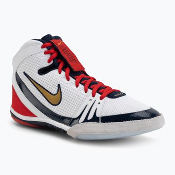 Boxerské topánky Nike Freek SE white/metallic gold/college navy