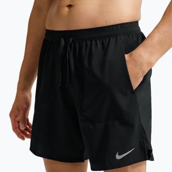 Pánske bežecké šortky Nike Stride Dri-Fit Brief-Lined 7" black