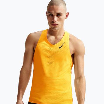 Pánske bežecké tričko Nike AeroSwift Dri-Fit ADV laser orange/black