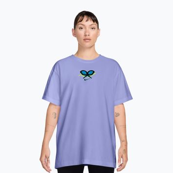 Dámske tenisové tričko Nike Slam Dri-Fit light thistle