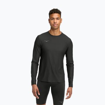 Pánske bežecké tričko s dlhým rukávom HOKA Airolite 2.0 black