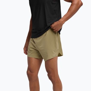 Pánske bežecké šortky HOKA Glide 5" wild mushroom