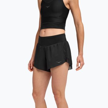 Dámske bežecké šortky HOKA Glide 4" black