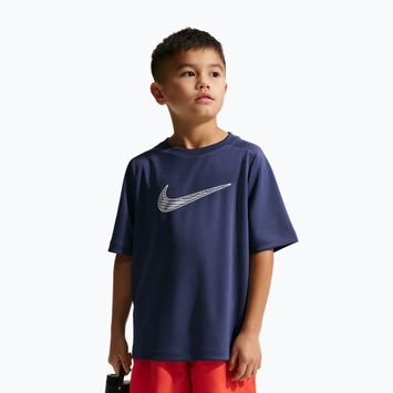 Detské tričko Nike Multi Dri-Fit midnight navy/white