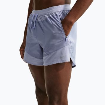 Pánske kraťasy Nike Stride Dri-Fit Brief-Lined 5" iron purple/indigo haze