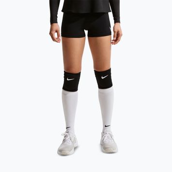Dámske tréningové šortky Nike Pro Mid Rise Biker 3" black/white/metallic silver