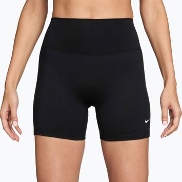 Dámske šortky Nike One High-Waisted Biker 5" black/white