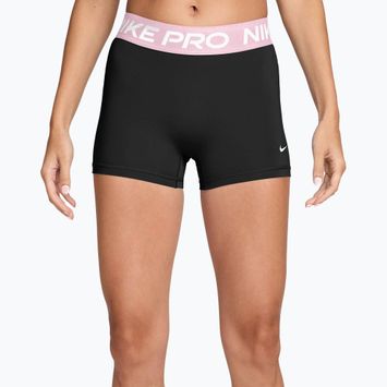 Dámske šortky Nike Pro Mid-Rise Biker 3" black/pink foam/white