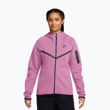 Dámska mikina Nike Sportswear Tech Fleece Windrunner light magenta/black