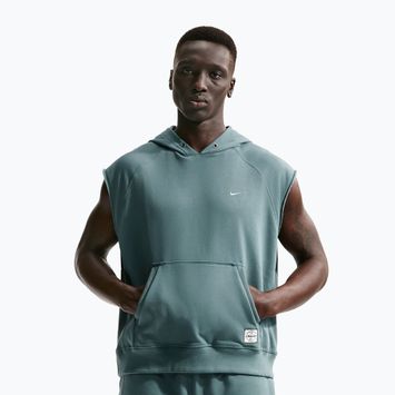 Pánska tréningová mikina Nike Athletic Club Dri-Fit Sleeveless Hoodie mineral slate/mineral slate