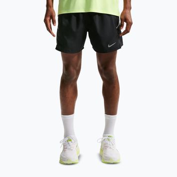 Pánske bežecké šortky Nike Miler Dri-Fit 2in1 5" black/black