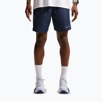 Pánske bežecké šortky Nike Miler Dri-Fit Brief Lined7" midnight navy
