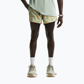 Pánske bežecké šortky Nike Stride Dri-Fit Brief Lined 5" jade horizon
