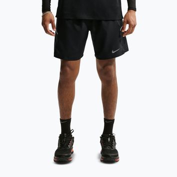 Pánske bežecké šortky Nike Miler Dri-Fit Brief Lined7" black/black