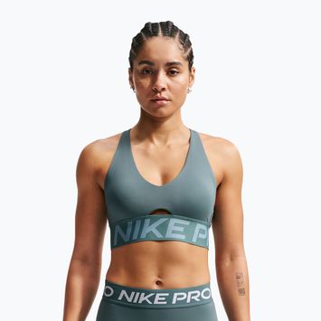 Fitness podprsenka Nike Pro Sculpt Medium Support mineral slate/denim turquoise/white