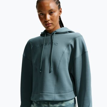 Dámska tréningová mikina Nike Pro Therma-Fit Hoodie mineral slate/white