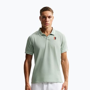 Pánske tenisové tričko Nike Court Heritage Polo steam
