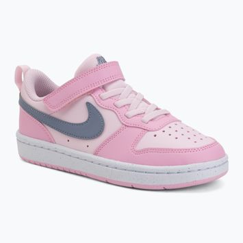 Detské topánky Nike Court Borough Low Recraft pink foam/pink rise/white/ashen slate