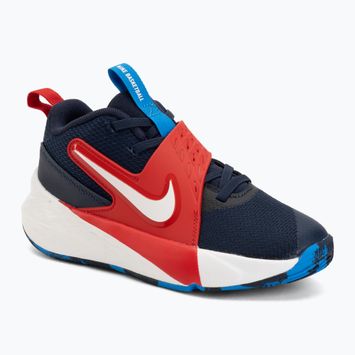 Detské topánky Nike Team Hustle D 12 tm navy/university red/photo blue/sail