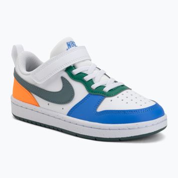 Detské topánky Nike Court Borough Low Recraft white/malachite/mineral slate