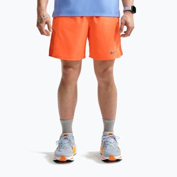 Pánske bežecké šortky Nike Miler Dri-Fit 2in1 7" total orange
