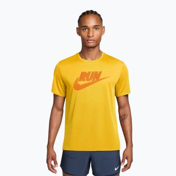 Pánske bežecké tričko Nike Miler Dri-Fit UV laser orange/total orange