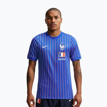 Pánsky futbalový dres Nike FFF Academy Pro Pre-Match game royal/university red/white