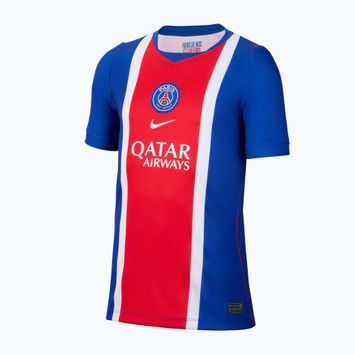 Detský futbalový dres Nike Paris Saint-Germain Dri-Fit Stadium Home old royal/white/university red/white