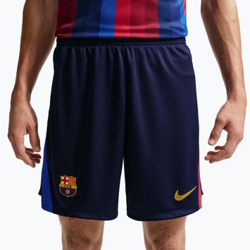 Pánske futbalové šortky Nike FC Barcelona Dri-Fit Stadium Home blackened blue/mineral yellow