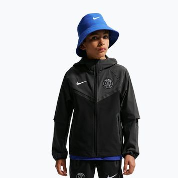 Detská futbalová bunda Nike Paris Saint-Germain Tech Full Zip black/anthracite/white