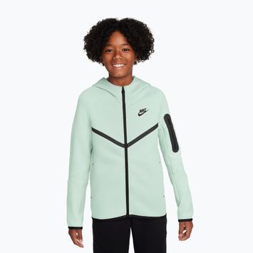 Detská mikina Nike Sportswear Tech Fleece Full Zip barely green/black/black