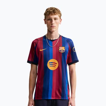 Pánsky futbalový dres Nike FC Barcelona Dri-Fit Stadium Home deep garnet/blue void/mineral yellow