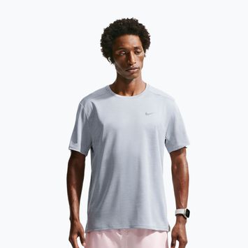 Pánske bežecké tričko Nike Miler Dri-Fit UV grey fog/particle grey