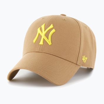 47 Značka MLB New York Yankees MVP camel baseballová čiapka