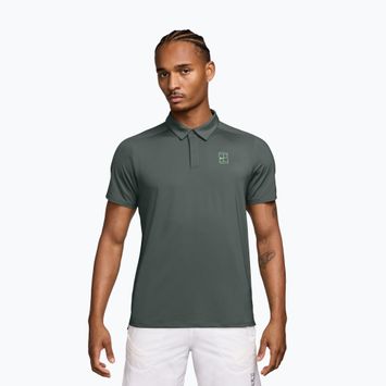 Pánske tenisové polo tričko Nike Court Dri-Fit Advantage camo green/cucumber calm