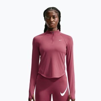 Dámska bežecká mikina Nike Tempo Dri-Fit 1/4 Zip pink smoke