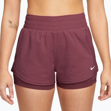 Dámske tréningové šortky Nike One pink smoke/white