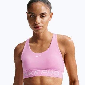Fitness podprsenka Nike Pro 365 pink rise/white