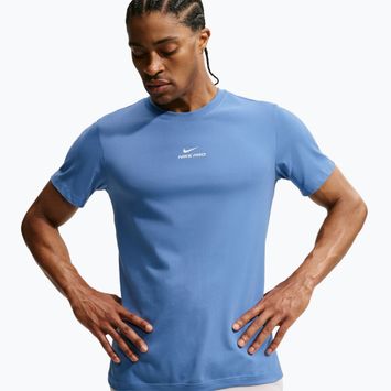Pánske tréningové tričko Nike Pro indigo storm/white