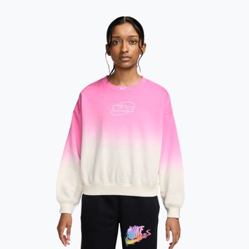 Detská mikina Nike Sportswear Studio sail/playful pink/white