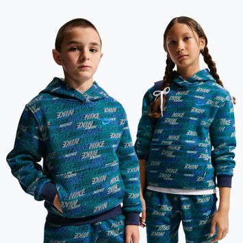Detská mikina Nike Sportswear Club Fleece bright spruce/midnight navy/game royal